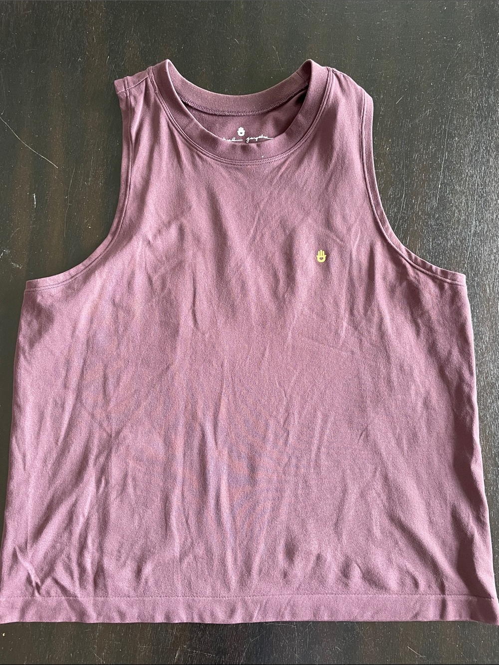Spiritual Gangster tank - purple/eggplant color